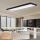 Brilagi - Dimmbare Badezimmerdeckenleuchte FRAME SMART LED/50W/230V 30x120 cm 3000-6000K IP44 Schwarz + Fernbedienung
