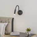 Brilagi - Dimmbare, flexible LED-Wandleuchte MAYA 1xG9/4W/230V schwarz 2700-6500K Wi-Fi Tuya
