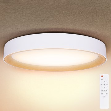 Brilagi - dimmbare LED-Deckenleuchte LARIOS LED/72W/230V 3000-6500K weiß Ø 59 cm + Fernbedienung