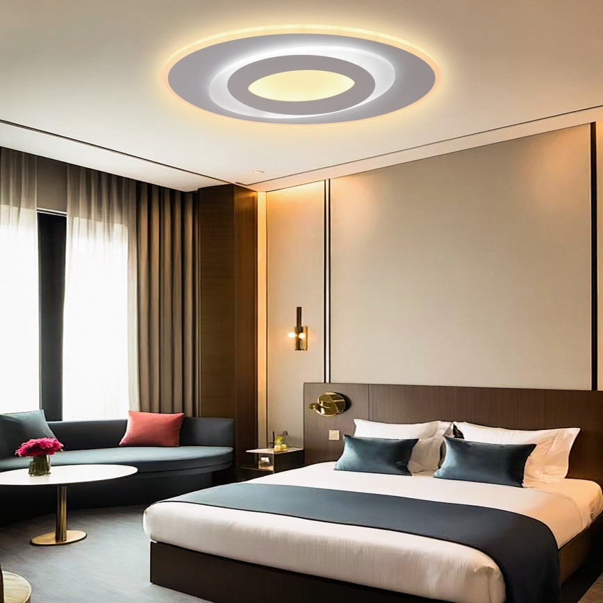 Brilagi - Dimmbare LED-Deckenleuchte MODERN LED/45W/230V 2700-6500K 20x40 cm + Fernbedienung