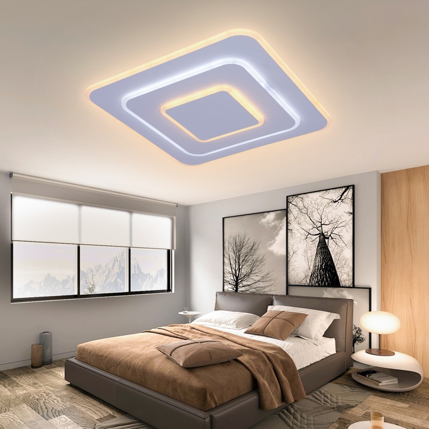 Brilagi - Dimmbare LED-Deckenleuchte MODERN LED/72W/230V 2700-6500K 46,6x46,6 cm + Fernbedienung