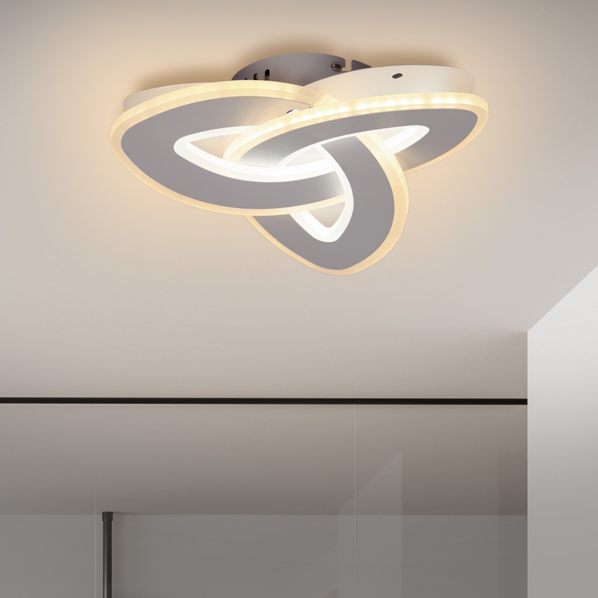 Brilagi - Dimmbare LED-Deckenleuchte MODERN MINI LED/49W/230V 3000/4000/6000K 30x30 cm + Fernbedienung