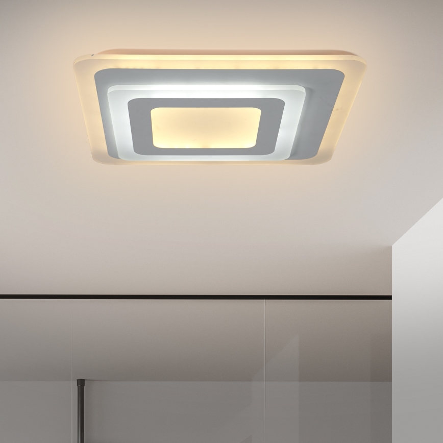 Brilagi - Dimmbare LED-Deckenleuchte MODERN MINI LED/65W/230V 3000/4000/6000K 37x37 cm + Fernbedienung