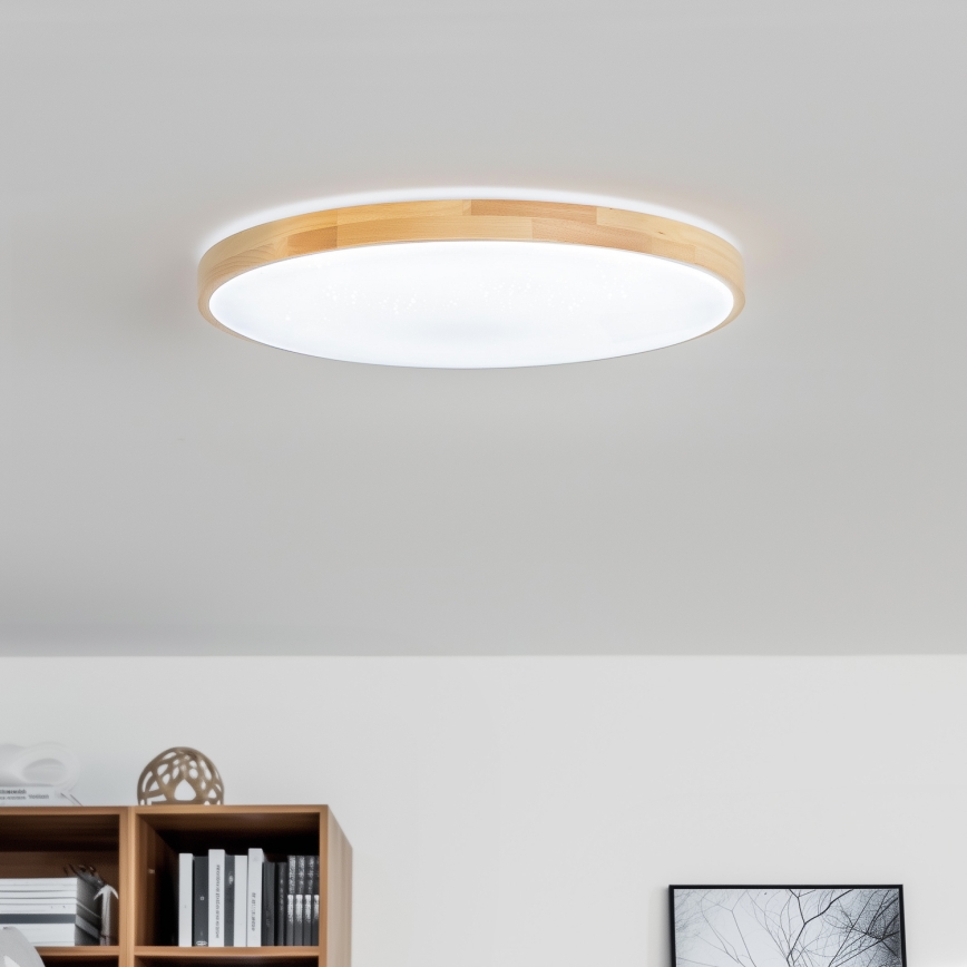 Brilagi - Dimmbare LED-Deckenleuchte OPAL LED/24W/230V 37,5x37,5 cm 3000/4000/6500K + Fernbedienung