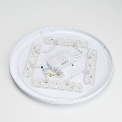 Brilagi - dimmbare LED-Deckenleuchte MANAROLA LED/24W/230V Ø 42 cm 3000–6500K Eiche + Fernbedienung