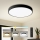 Brilagi - dimmbare LED-Deckenleuchte POOL LED/60W/230V 3000-6000K Ø 60 cm schwarz + Fernbedienung