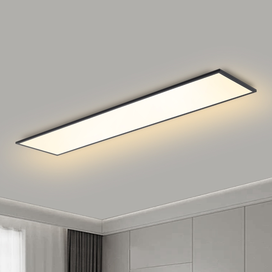 Brilagi - Dimmbare LED-Deckenleuchte SLIMFRAME LED/58W/230V 120x30 cm 3000-6000K schwarz + Fernbedienung