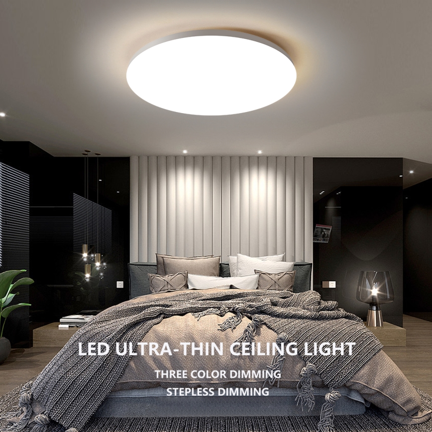 Brilagi - SMART dimmbare LED-Deckenleuchte LED/24W/230V Ø 38 cm 2700-6500K Wi-Fi Tuya + Fernbedienung