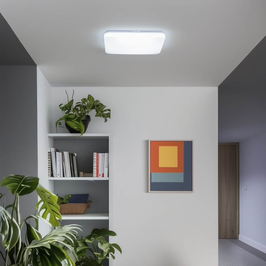 Brilagi - SMART dimmbare Deckenleuchte LED/28W/230V 43x43 cm 2700-6500K Wi-Fi Tuya + Fernbedienung