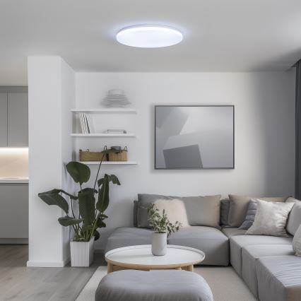 Brilagi - LED dimmbare Deckenleuchte SMART LED/36W/230V Ø 48 cm 2700-6500K Wi-Fi Tuya + Fernbedienung