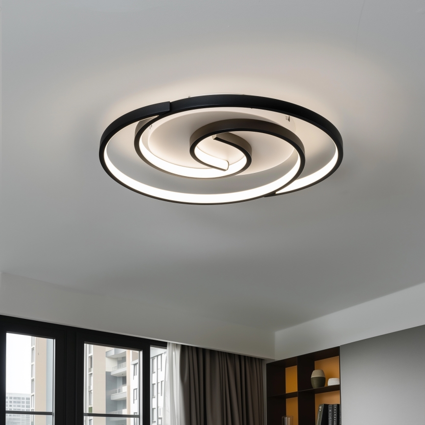 Brilagi - Dimmbare LED-Deckenleuchte VELO LED/52W/230V 38x48 cm 3000/4000/6000K + Fernbedienung