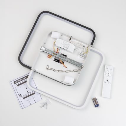 Brilagi - Dimmbare LED-Deckenleuchte VELO LED/64W/230V 38x38 cm 3000-6500K + Fernbedienung