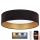 Brilagi – Dimmbare LED-Deckenleuchte VELVET SMART LED/24W/230V d 45 cm 2700-6500K Wi-Fi Tuya schwarz/golden + Fernbedienung