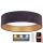 Brilagi – Dimmbare LED-Deckenleuchte VELVET SMART LED/36W/230V d 55 cm 2700-6500K Wi-Fi Tuya grau/golden + Fernbedienung