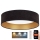 Brilagi – Dimmbare LED-Deckenleuchte VELVET SMART LED/36W/230V d 55 cm 2700-6500K Wi-Fi Tuya schwarz/golden + Fernbedienung