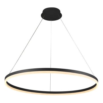 Brilagi - Dimmbare LED-Hängeleuchte CIRCLE LED/55W/230V 3000-6500K schwarz + Fernbedienung