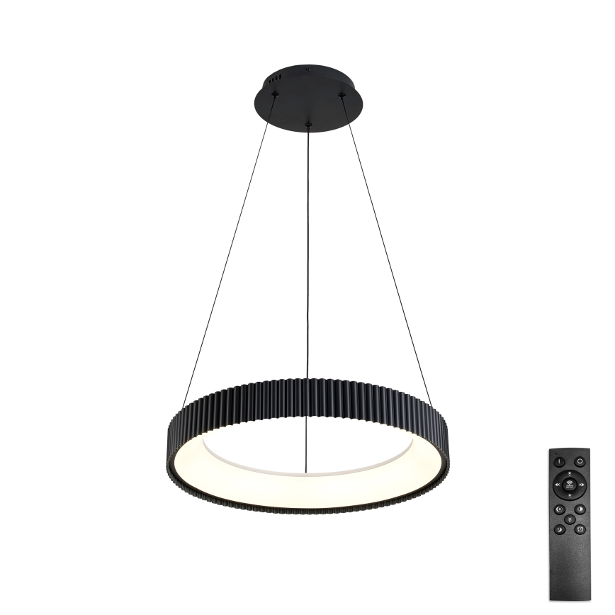 Brilagi - Dimmbare LED-Pendelleuchte an Seil FALCON MODERN LED/30W/230V 3000-6500K Ø 40 cm schwarz + Fernbedienung