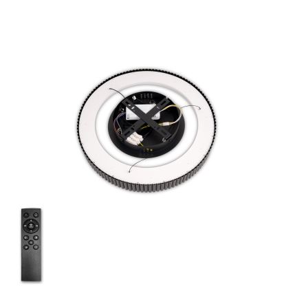 Brilagi - Dimmbare LED-Pendelleuchte an Seil FALCON MODERN LED/30W/230V 3000-6500K Ø 40 cm schwarz + Fernbedienung