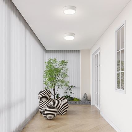Brilagi - POOL dimmbare LED-Deckenleuchte LED/18W/230V 3000-6000K 20 cm bílá + Fernbedienung