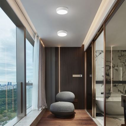 Brilagi - POOL dimmbare LED-Deckenleuchte LED/18W/230V 3000-6000K 20 cm bílá + Fernbedienung