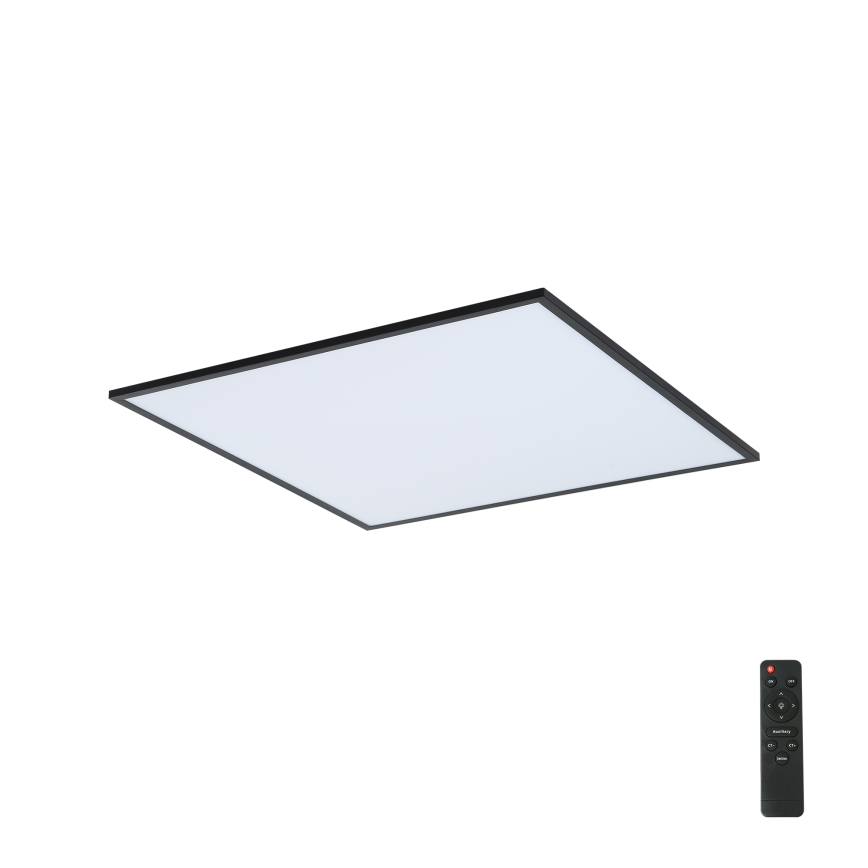 Brilagi - Dimmbare LED-Deckenleuchte SLIMFRAME LED/58W/230V 60x60 cm 3000-6000K schwarz + Fernbedienung