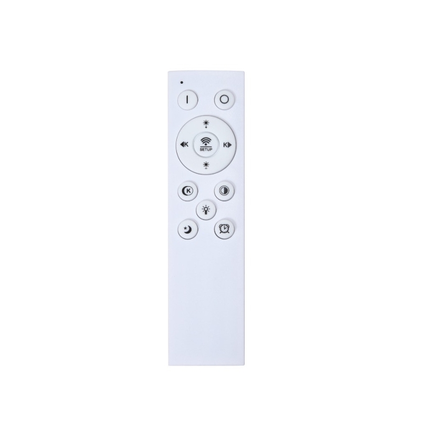 Brilagi - Dimmbare LED-Deckenleuchte SLIMFRAME WOOD LED/58W/230V 124x34 cm 3000-6000K dunkelbraun + Fernbedienung