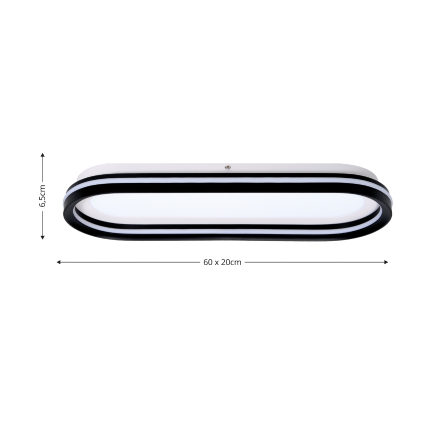 Brilagi - dimmbare LED-Deckenleuchte TRIVARO LED/85W/230V 3000-6000K 20x60 cm + Fernbedienung