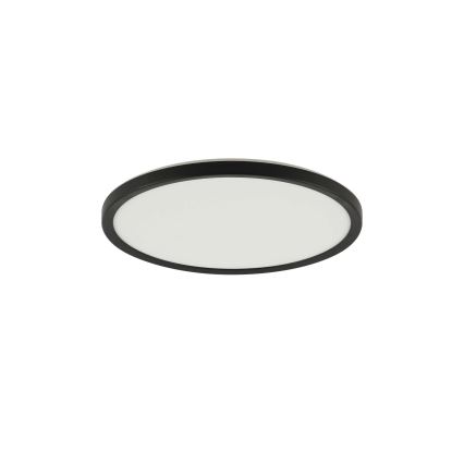 Brilagi - dimmbare LED-Deckenleuchte ULTRA SLIM LED/18W/230V 2700-6500K Ø 30 cm schwarz + Fernbedienung