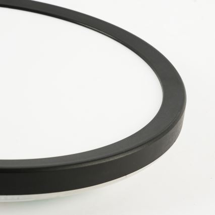 Brilagi - dimmbare LED-Deckenleuchte ULTRA SLIM LED/18W/230V 2700-6500K Ø 30 cm schwarz + Fernbedienung