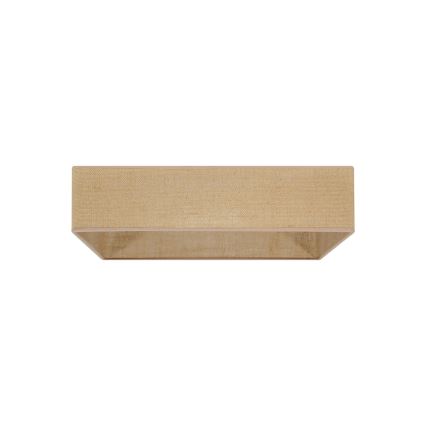 Brilagi - dimmbare LED-Deckenleuchte VELVET SQUARE, LED/24W/230V, 43x43 cm, 3000/4000/6500K + Fernbedienung, braun
