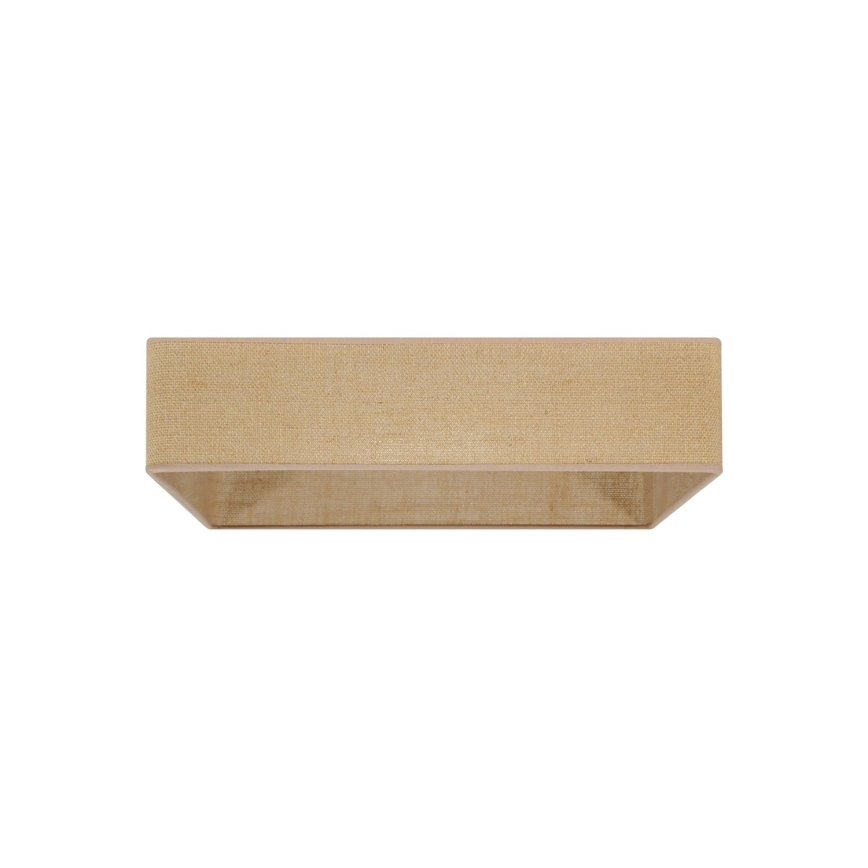 Brilagi - dimmbare LED-Deckenleuchte VELVET SQUARE, LED/24W/230V, 43x43 cm, 3000/4000/6500K + Fernbedienung, braun
