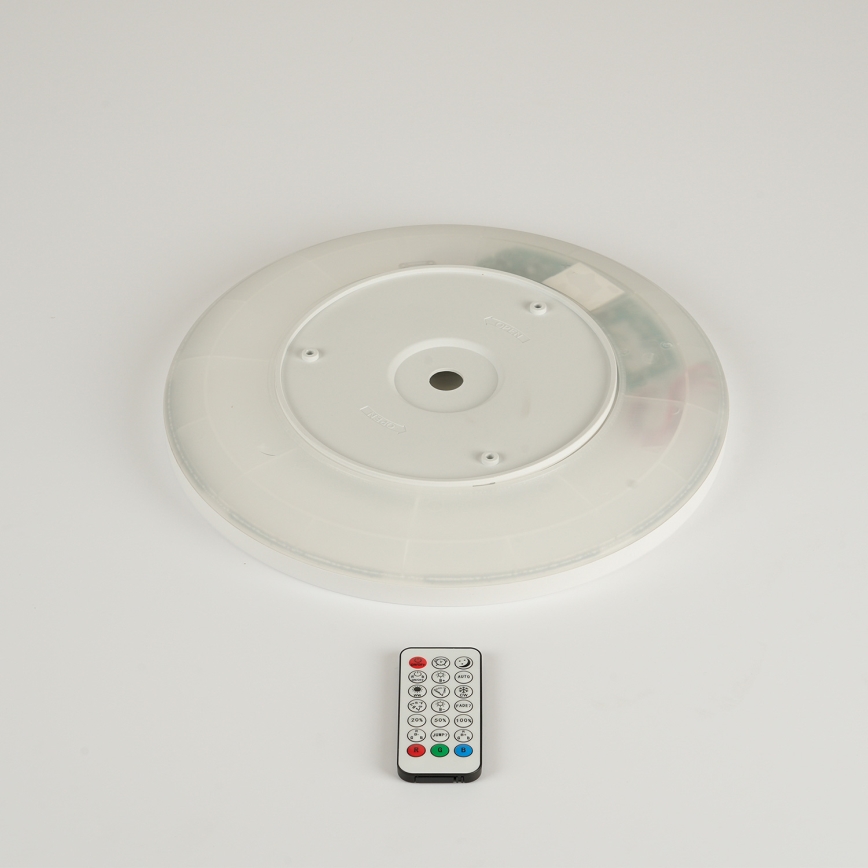 Brilagi - LED RGBW dimmbare Deckenleuchte ULTRA SLIM LED/18W/230V 2700-6500K Ø 30 cm weiß + Fernbedienung