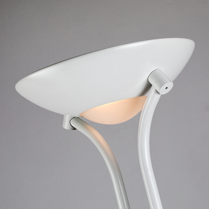 Brilagi - Dimmbare Stehleuchte SCARLETT 1xR7s/230W/230V + 1xG9/40W weiß