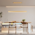 Brilagi - dimmbarer LED-Kronleuchter SLEEKLINE SMART LED/40W/230V Wi-Fi Tuya Eichen-Dekor + Fernbedienung