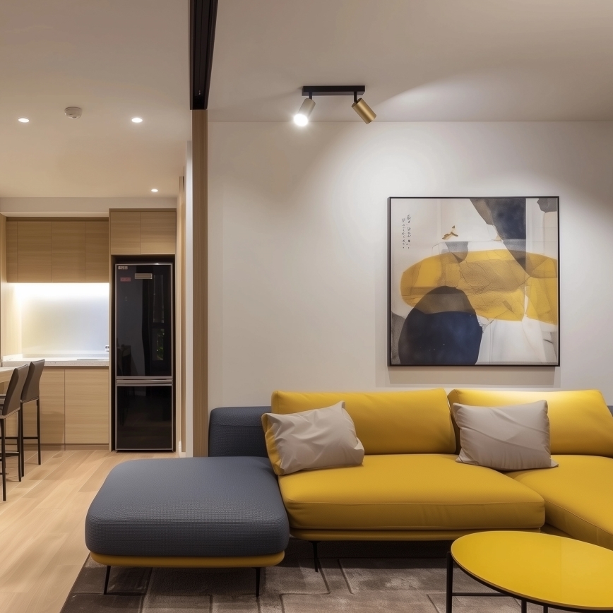 Brilagi - LED-dimmbare Spotleuchte SELE GOLDEN 2xGU10/6,5W/230V 2700-6500K schwarz/gold