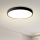 Brilagi - Dimmbares LED-Deckenlicht POOL LED/60W/230V 3000-6000K Ø 60 cm schwarz + Fernbedienung