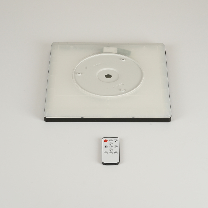 Brilagi - LED-dimmbare Deckenleuchte ULTRA SLIM LED/18W/230V 2700-6500K 30x30 cm schwarz + Fernbedienung