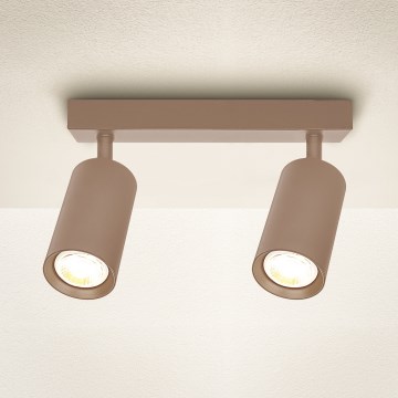 Brilagi - Einbaustrahler SELE 2xGU10/30W/230V beige