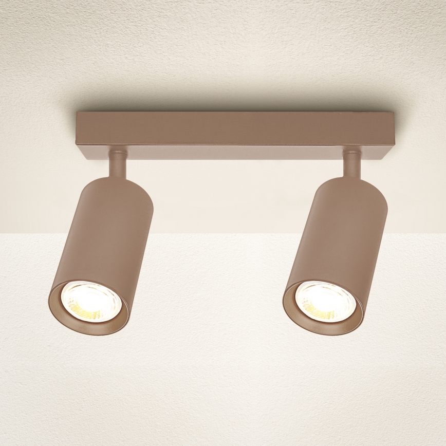 Brilagi - Einbaustrahler SELE 2xGU10/30W/230V beige