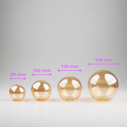 Brilagi - Ersatzglas für Hängeleuchte, Wandleuchten und Lampen MISTEL, MILLA d 10 cm golden