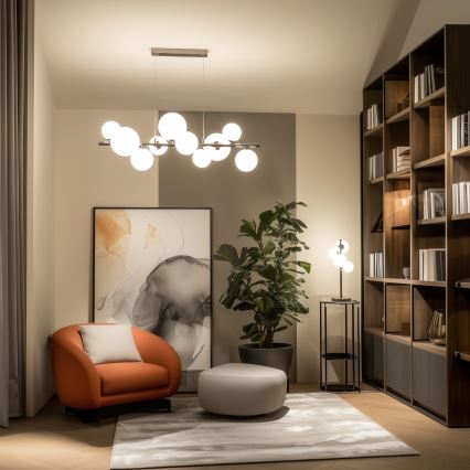 Brilagi - Ersatzglas für Hängeleuchte, Wandleuchten und Lampen MISTEL, MILLA d 10 cm weiß