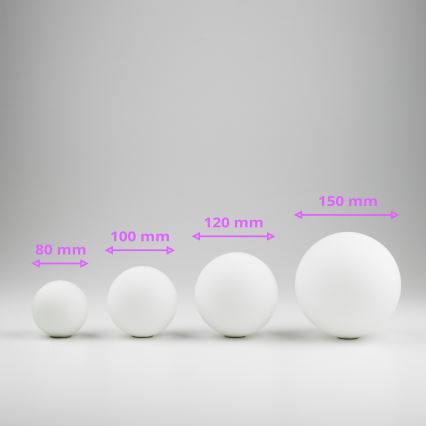 Brilagi - Ersatzglas für Hängeleuchte, Wandleuchten und Lampen MISTEL, MILLA d 10 cm weiß