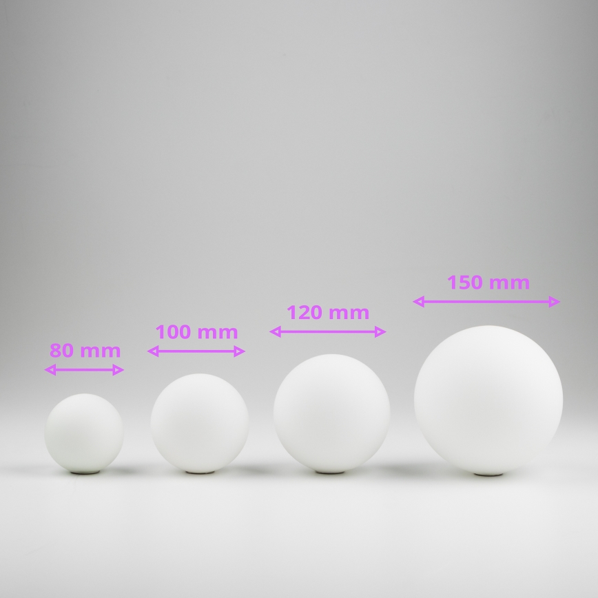 Brilagi - Ersatzglas für Hängeleuchte, Wandleuchten und Lampen MISTEL, MILLA d 12 cm weiß