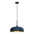 Brilagi - Hängeleuchte ABRAHAM 1xE27/60W/230V d 35 cm blau