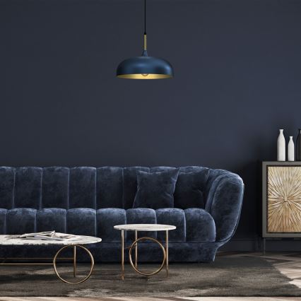 Brilagi - Hängeleuchte ABRAHAM 1xE27/60W/230V d 35 cm blau