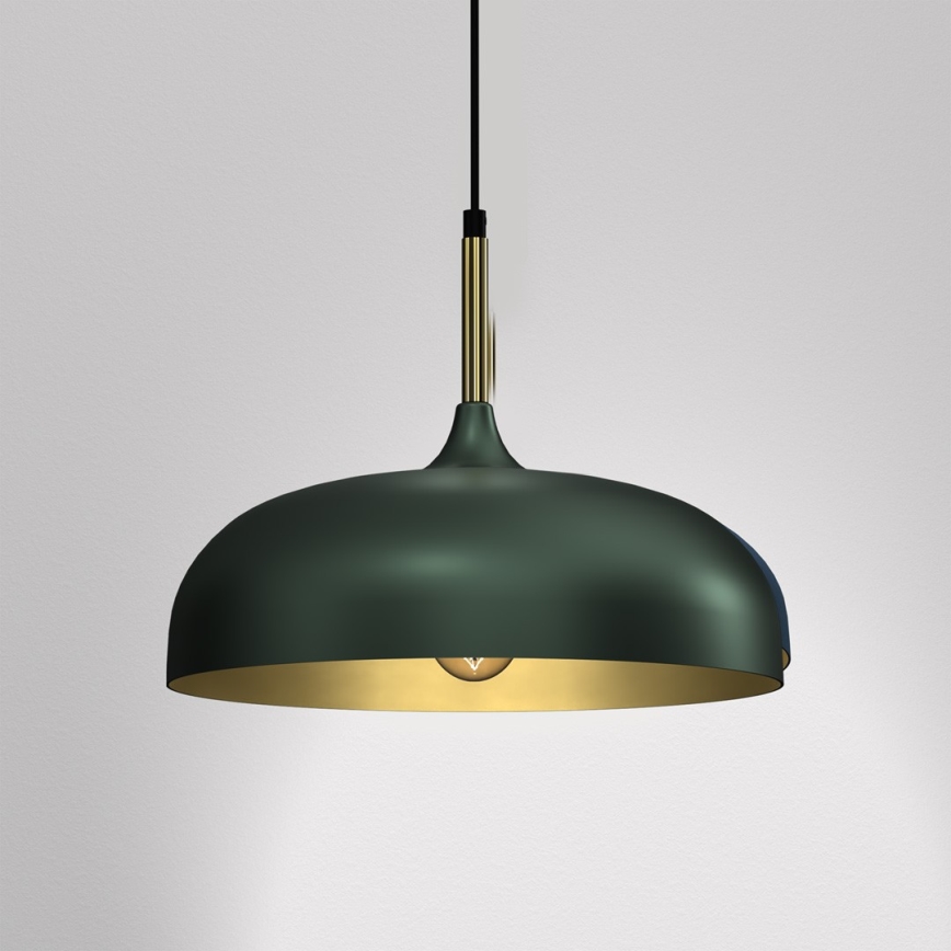 Brilagi - Hängeleuchte ABRAHAM 1xE27/60W/230V d 35 cm grün