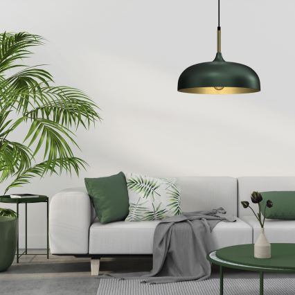 Brilagi - Hängeleuchte ABRAHAM 1xE27/60W/230V d 35 cm grün