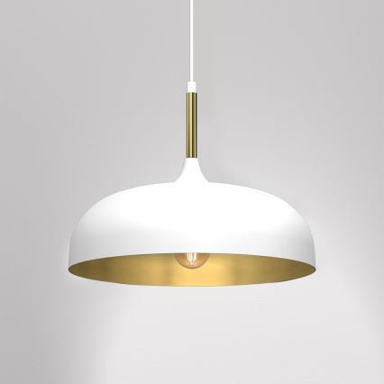 Brilagi - Hängeleuchte ABRAHAM 1xE27/60W/230V d 35 cm weiß