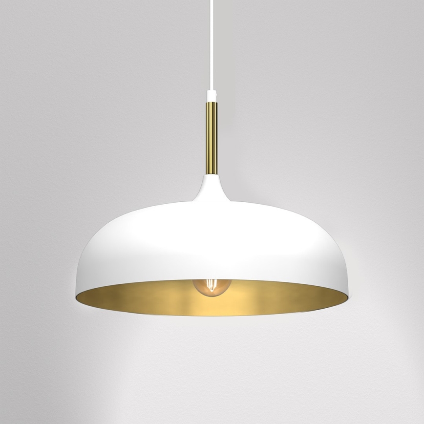 Brilagi - Hängeleuchte ABRAHAM 1xE27/60W/230V d 35 cm weiß