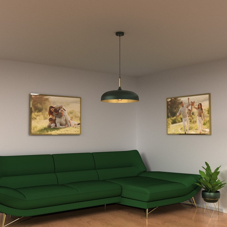 Brilagi - Hängeleuchte ABRAHAM 1xE27/60W/230V d 45 cm grün